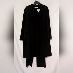 Dani Max 3 Piece Outfit Elegant  Sleeveless Dress Pants Jacket Size 8 M